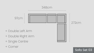Kapiti Modular Options: Kapiti Sofa Set 03
