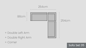 Pauanui Alu Modular Options: Pauanui Alu Sofa Set 05