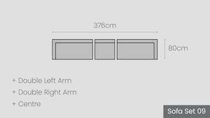 Tasman Modular Options: Tasman Alu Sofa Set 09
