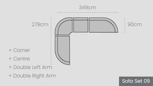 Cambridge Sofa Set 09
