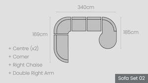 Cambridge Sofa Set 02