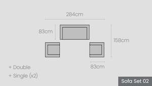 Great Barrier Modular Options: Great Barrier Sofa Set 02