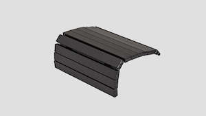 Slat Trays: ALUMINIUM SLAT TRAY - BLACK