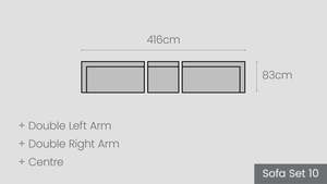 Pauanui Teak Sofa Set 10