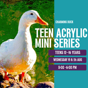 Teen Acrylic Mini Series: Charming Duck (2-Class Workshop)