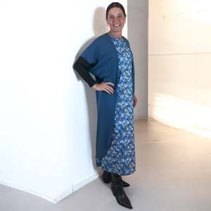 cardigan merino mix - nicky - ice blue black