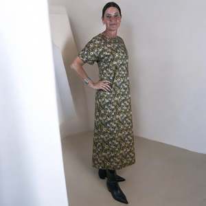 cotton golds dress - eva