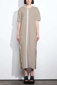 cotton - pumice - solange tee dress