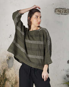 Tops: top - cotton - khaki - malibu