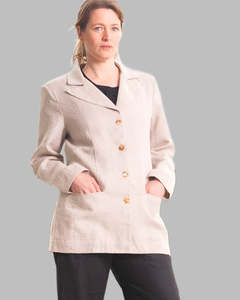 Siblings Pepper Linen Jacket: jacket linen - natural - pepper
