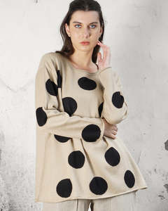 Sale: jumper - wool blend - biege