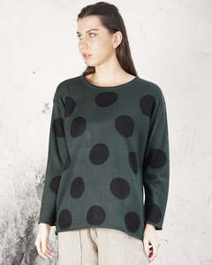 jumper - wool blend - khaki