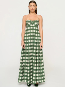 Dresses Skirts: Theron Midi Dress in Green