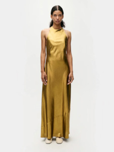 Dresses Skirts: High Low Dress in Gold