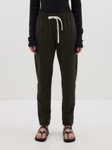 Pants Shorts: Stretch Twill Tapered Pant in Dark Olive