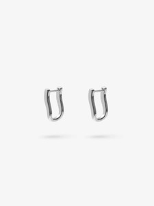 Accessories Jewellery: Vague Hoops in Silver