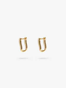 Accessories Jewellery: Vague Hoops in Gold