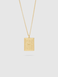 Tarot Star Pendant Necklace in Gold