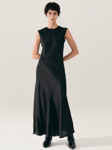 The Colour Edit: Splice Sleeveless Dress in Black