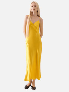 The Colour Edit: Deco Rouleau Dress in Marigold