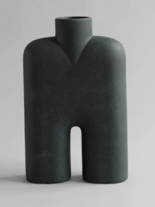 Cobra Tall Hexa Vase in Black