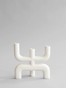 Home: PRE-ORDER Cobra Candle Holder in Bone White