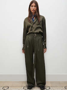 Tees Tops: PRE-ORDER Boyfriend Shirt in Pine