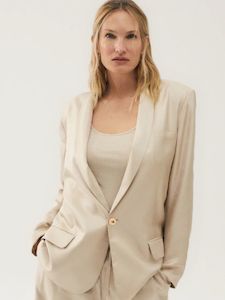 Twill Miami Blazer in Hazelnut