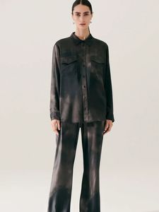 Boyfriend Shirt in Smoke