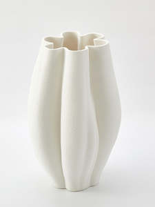 New Arrivals: La Mer Vase Tall in Ivory