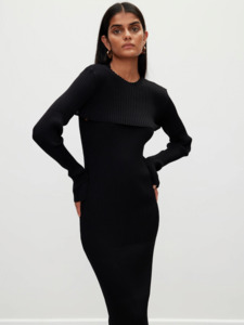 Knitwear: Carmillia Dress in Noir