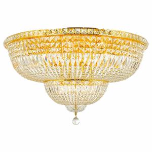 Empress Flush Mount Basket Chandelier - GOLD- Width: 94cm