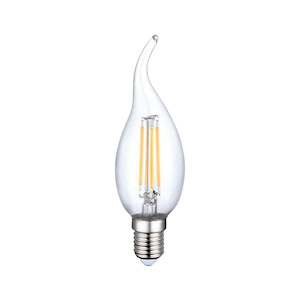 E14 Led Candle Bulbs: Natural White (4000k) LED - Flicker-Free 4 Watt Dimmable E14 Candle Bulb (New)