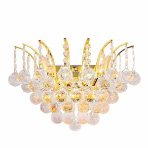 Cascading Empress Wall Sconce -Gold - W:40cm