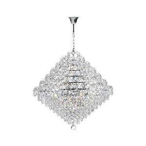 NewYork - Diamond Edge Crystal Pendant Light - 60cm