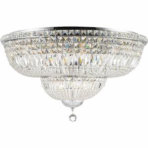 Empress Royal Empress Collection: Empress Flush Mount Basket Chandelier - CHROME - Width: 94cm
