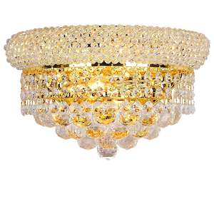 Empress Royal Empress Collection: Royal Empress Wall Sconce - Gold - 30cm