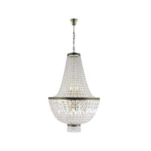 French Basket Chandelier - Antique Bronze - 8 Light