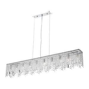 Harmony Collection: Harmony Crystal Bar Light- W:120cm