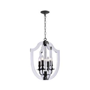 Lantern Collection: NewYork Lantern 4 Light - Dark Bronze Finish