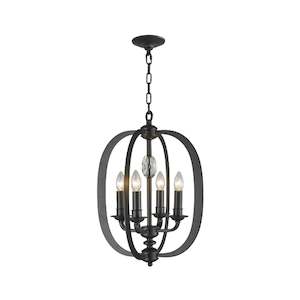 NewYork Luxe - 4 Light - Dark Bronze