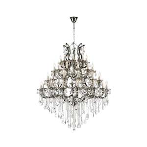 Maria Theresa Collection: Maria Theresa Crystal Chandelier Grande 48 Light - SMOKE