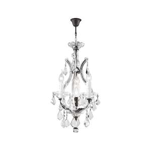 Maria Theresa Collection: Maria Theresa Basket Crystal Chandelier - RUSTIC