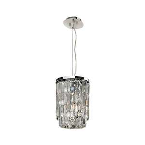 Modena Collection: Modena Crystal Pendant - Small Oval Multi Tier W: 25cm