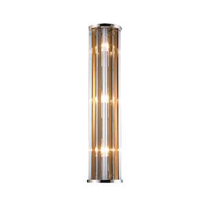 Oasis Oasis Spiral Collection: Odeon (Oasis) Wall Sconce- Golden Teak Crystal - H:60cm