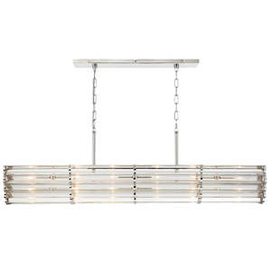 Modern Filter: Luna Collection - Polished Nickel Bar Light - polished-nickel