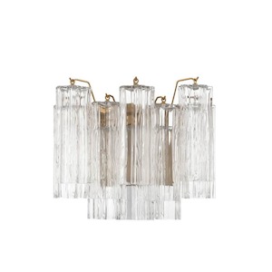 Odelle Collection - Wall Sconce Light - Satin Brass - W:36cm (Copy) (Copy) (Copy)