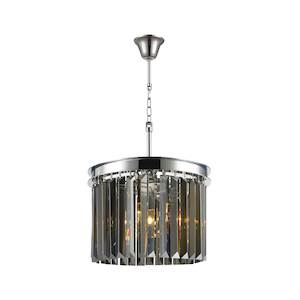 Silver Filter: NewYork Oasis Open Ring Chandelier- Smoke Finish - W:30cm
