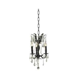 Bronze Filter: 3 Arm Californian - Dark Bronze Chandelier
