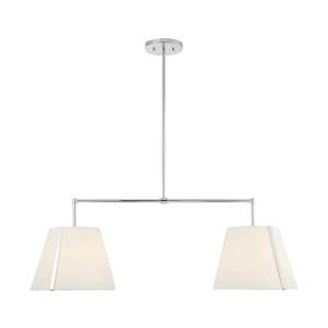 Nickel Filter: Kendal Collection - 4 Light - Chandelier - Polished Nickel Frame - W:36.8cm